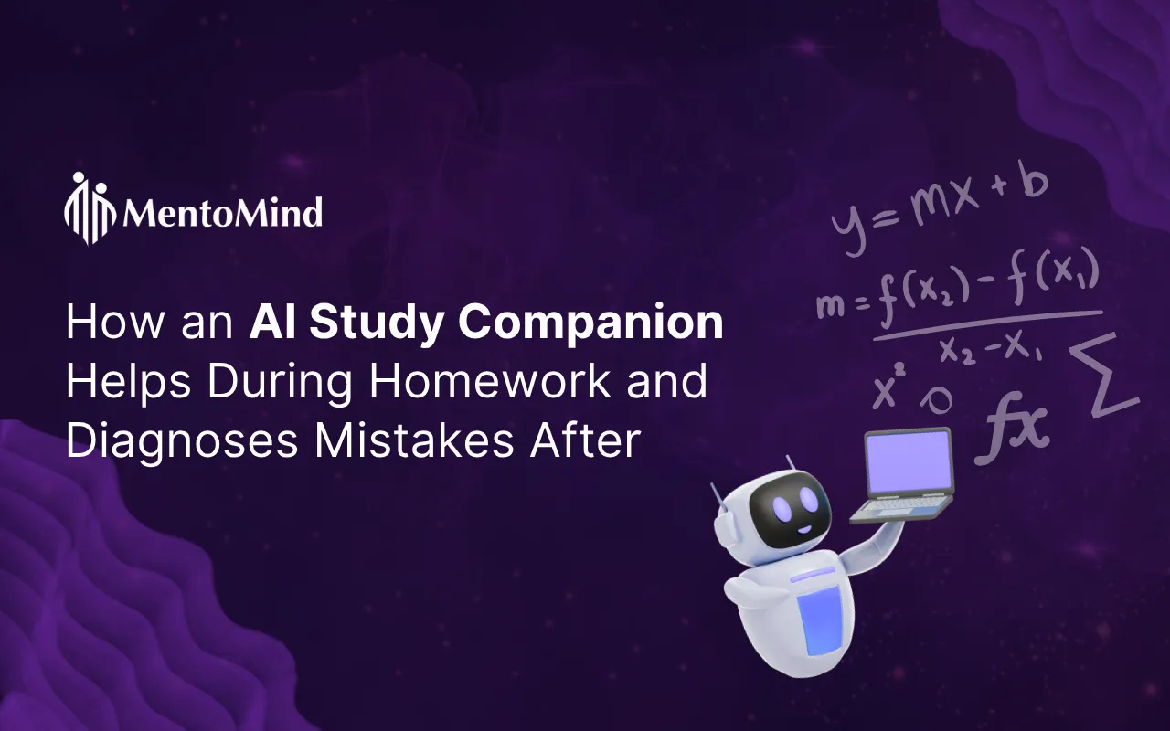 From Hints to Mastery: How an AI Study Companion Helps During Homework and Diagnoses Mistakes After From Hints to Mastery: How an AI Study Companion Helps During Homework and Diagnoses Mistakes After