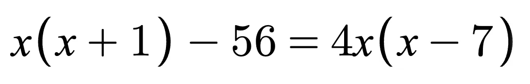 single variable equation 4