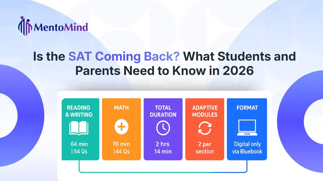 SAT test returning to college admissions in 2026