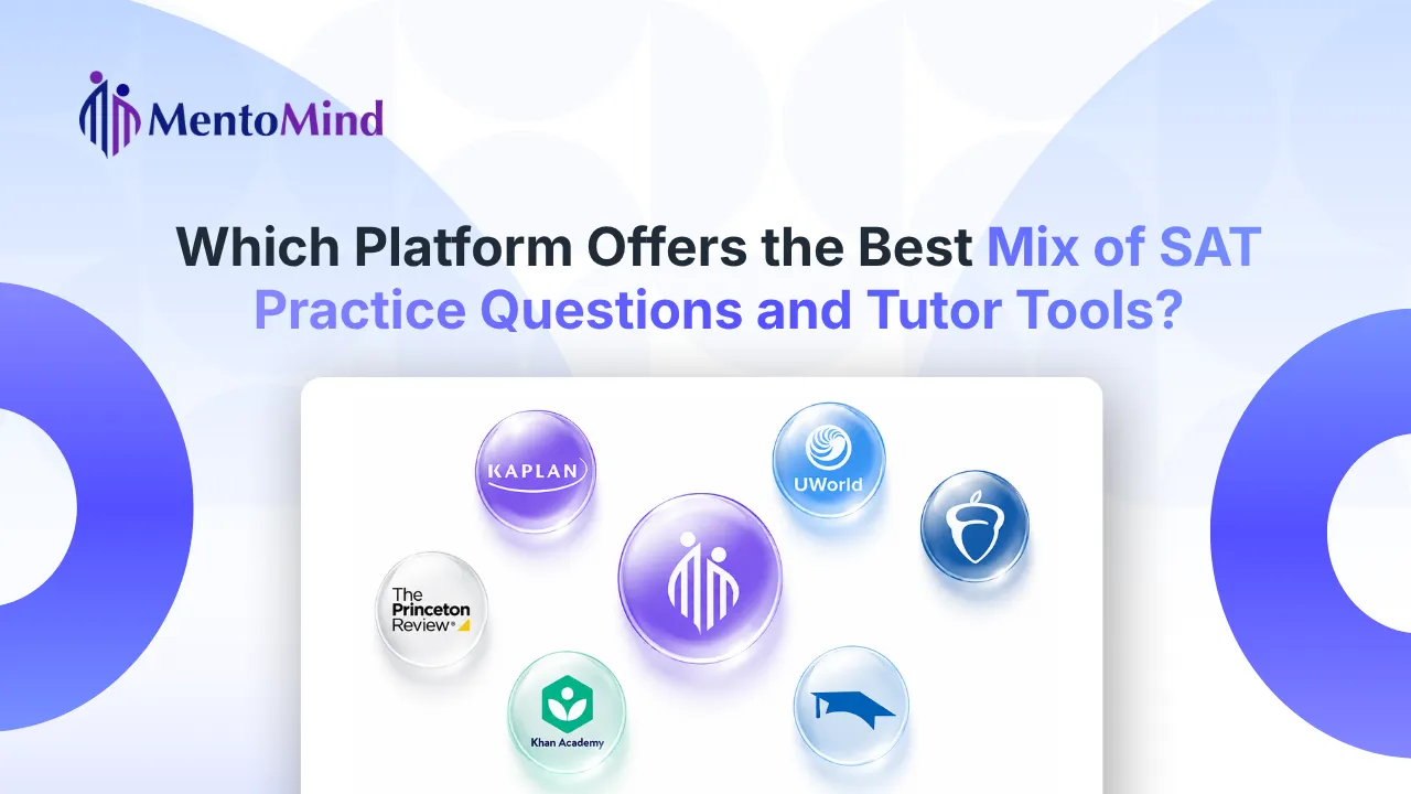 Large expert-built SAT question bank with 3500+ Digital SAT questions and tutor tools in one platform