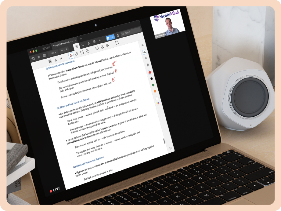 MentoMind provides live masterclass