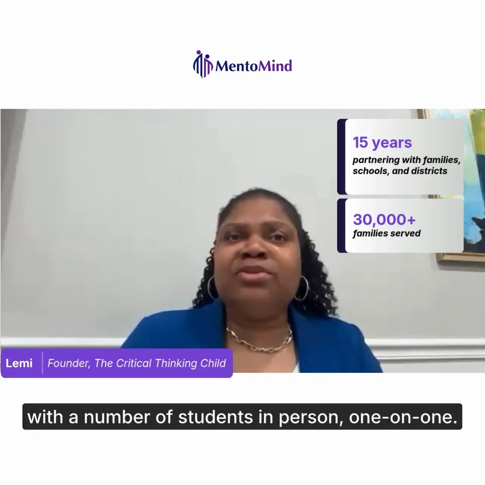 Lemi sharing their experience with MentoMind